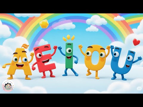 🎵Canción Infantil "🎈𝙇𝙖𝙨 𝙑𝙊𝘾𝘼𝙇𝙀𝙎 𝙫𝙞𝙚𝙣𝙚𝙣 𝙖 𝙟𝙪𝙜𝙖𝙧 🐣" | Canciones y Música para niños🩵