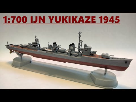 1:700 IJN Yukikaze Build - "The Unsinkable Ship"