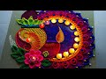 #1679 diwali rangoli design Satisfying video | Sand art | Navratri rangoli designs