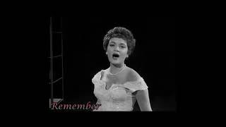 Connie Francis (Live 1958) Remember | with The Mantovani Orchestra