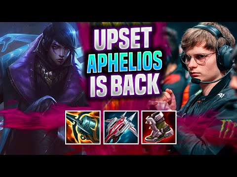 UPSET BRINGS BACK WITH APHELIOS! - FNC Upset Plays Aphelios ADC vs Wukong! | Patch 11.21