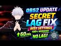 Free Fire Ob52 Update Lag Fix After Update Free Fire Lag Problem 1Gb 2Gb 3Gb Ram Mobile 60Fps