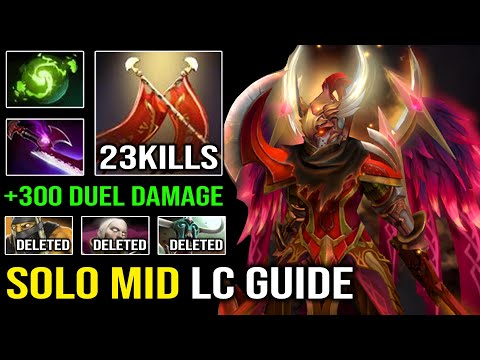 How to Solo Mid LC Against Invoker +300 Duel Damage with Silver Edge Invisible Duel Hunt Dota 2