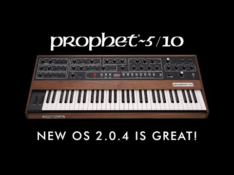 Scott McAuley Prophet 5 / Prophet 10 Rev4 - Adagio for Strings -  OS 2.0.4 Expressivity Test