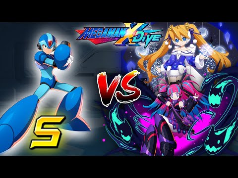 S-Class Hunter X Vs Christmas Ciel & Droitclair - Mega Man X DiVE (Mobile Controls PvP)