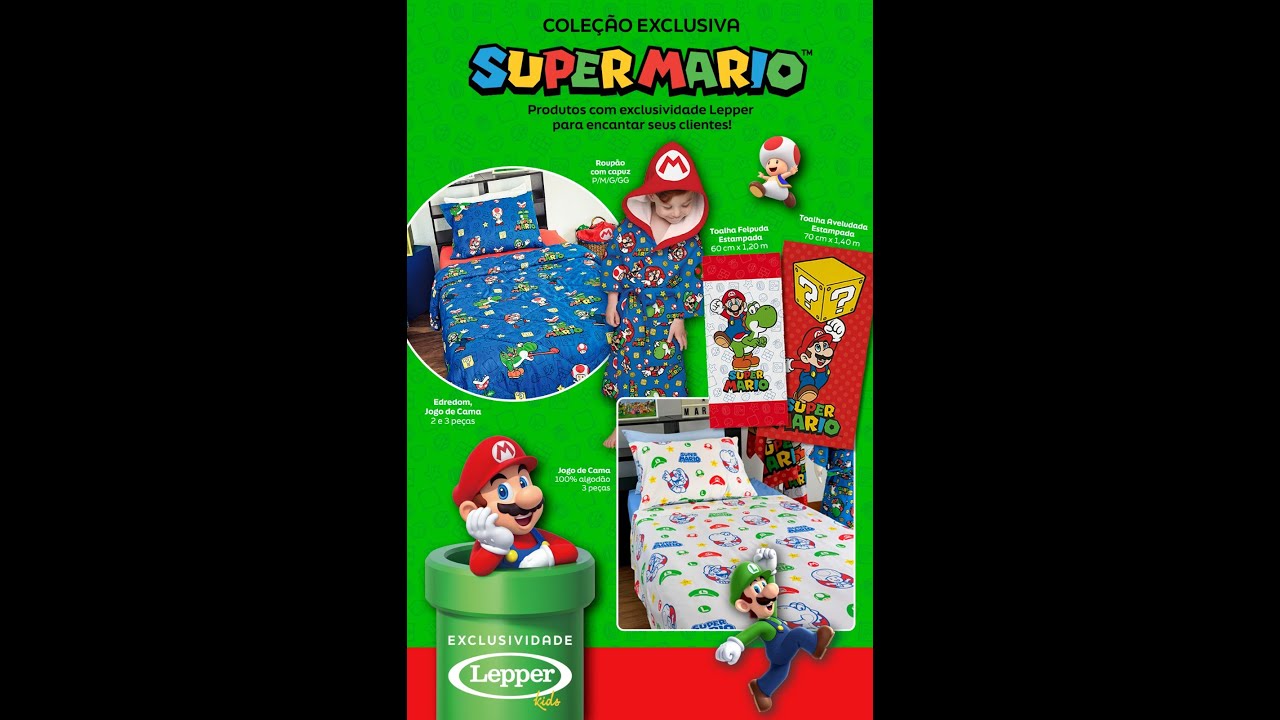 Lançamento licenciado Lepper Super Mario