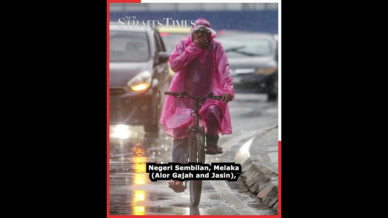 Stormy day: Klang Valley and four states on alert till 1pm