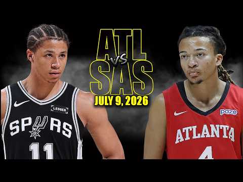 San Antonio Spurs vs Atlanta Hawks Full Game Highlights - July 9, 2026 | NBA Summer League