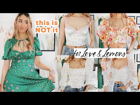 YouTube video about: Does for love and lemons run small?