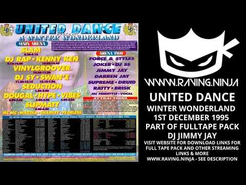 Dj Jimmy Jay - United Dance Winter Wonderland 1st December 1995 happy hardcore bouncy techno rave