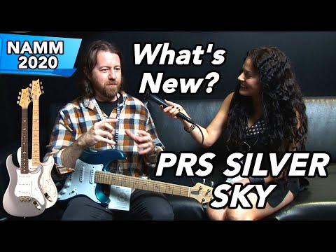 PRS John Mayer Silver Sky NAMM 2020 Maple Neck Option Nebula Finish