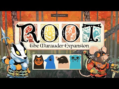 Tabletop Root with Hirelings (Scoundrel, Eyrie, Duchy, Riverfolk)