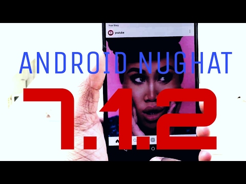 Android Nougat 7.1.2 beta on the nexus 6p (Overview) - What's New!