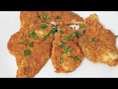 Knuspriges Äußeres und weiches Hähnchenschnitzel-Rezept. Wie wird Schnitzel hergestellt?