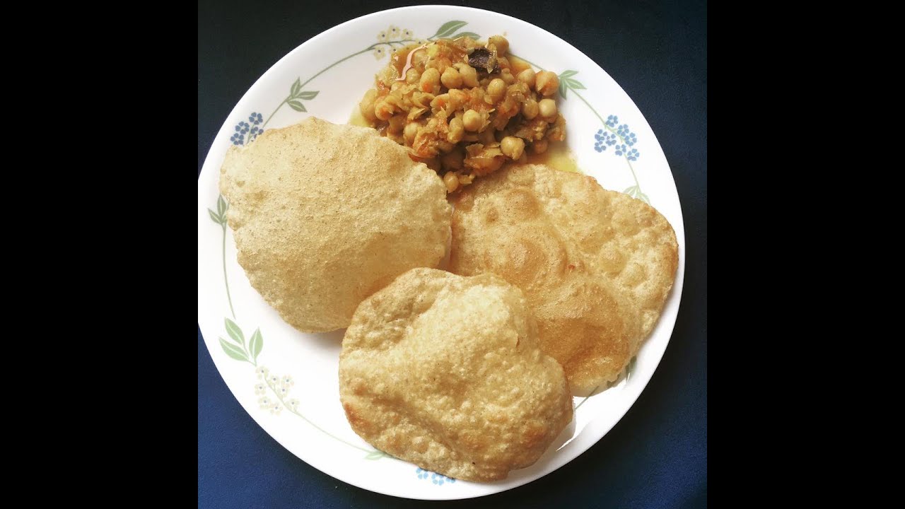 பூரி & சன்னா மசாலா | How to Make Poori & Channa Masala