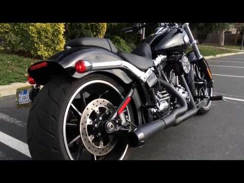 2014 Harley FXSB Breakout with Bassani Road Rage 2-into-1 Exhaust