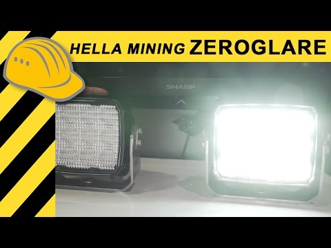 Hella Zero Glare LED Lighting Technology - LED Arbeitsscheinwerfer - MINExpo   4K