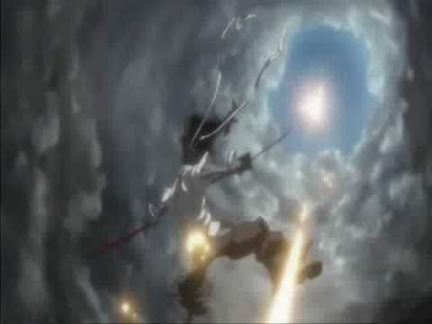 Afro vs. Afro Droid - Airborne fight.