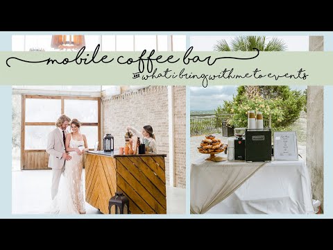 what I bring to pop up coffee events | setting up as a mobile coffee shop owner | my coffee business