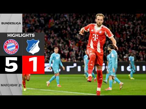 Bayern München - TSG Hoffenheim | 5-1 | Highlights | Bundesliga 2025-26 | bayern hoffenheim