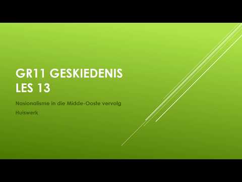 GESKIEDENIS GRAAD 11: 26 Mei 2020 - periode 4 (26114)