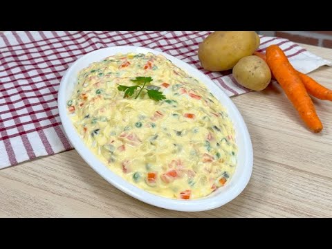 INSALATA RUSSA perfetta ✨ come farla super cremosa e saporita!