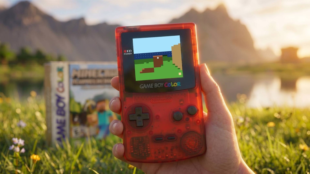 REAL 3D Minecraft on the GameBoy! - YouTube