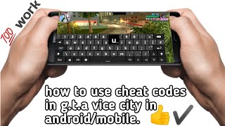 How To Use Cheat Codes In G.T.A Vice City Android/Mobile | TecSaad