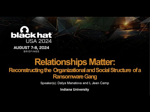 Relationships Matter: Reconstructing the Organizational and Social Structure of a Ransomware Gang