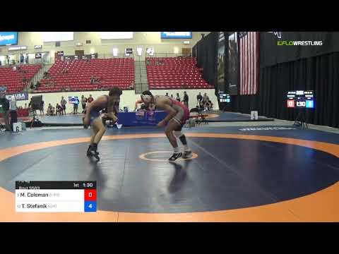 2018 Marine Corps US Open/UWW Junior Freestyle 79 Con 16 #2 - Marcus Coleman (C-RTC) Vs. Travis St