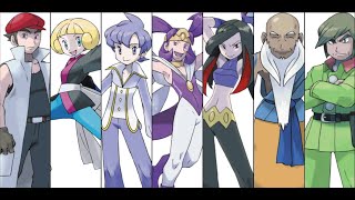 Pokemon Emerald Game - All Battle Frontier Brains Battles (Silver Symbol)