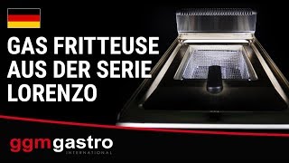 Gasfriteuse - 10 liter - 6,9 kW - mechanische bediening - met aftapkraan