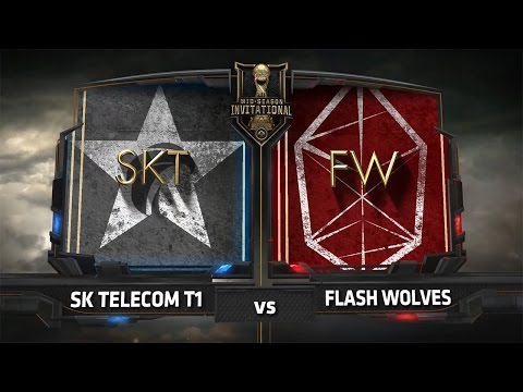 Highlights: SK Telecom T1 vs Flash Wolves - MSI 2017 Group Stage Day 3
