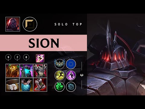 Sion Top vs Aphelios - EUW Challenger Patch 26.01