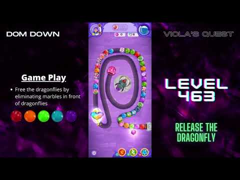 Viola's Quest 🟣🟠🔴 / Level 463 / Dom Down