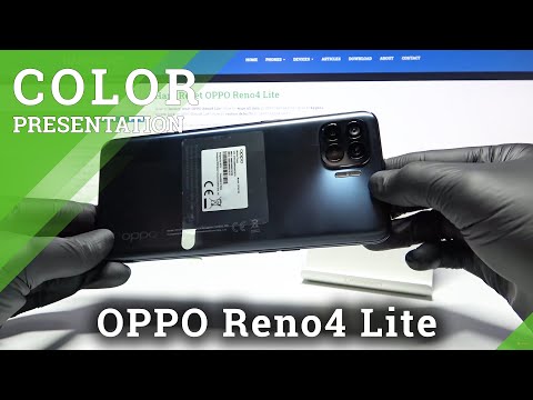 Color Presentation OPPO Reno4 Lite – Black Matte Option