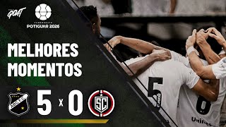 PASSOU POR CIMA! ABC GOLEIA O SANTA CRUZ-RN PELO CAMPEONATO POTIGUAR!