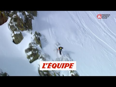 Le run gagnant de Marion Haerty en Andorre - Adrénaline - Snowboard freeride