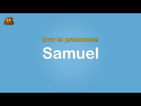 how to pronounce Samuel 【Name】