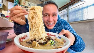 Japanese Food!! $6 ALL YOU CAN EAT 🍜 Udon + Ramen in Fukuoka!! - YouTube