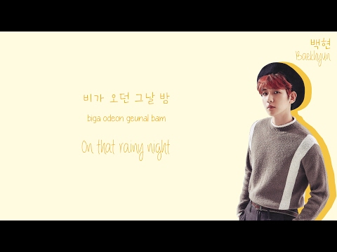 Soyou (소유) & Baekhyun (백현) - Rain (비가와) Lyrics (Color-Coded Han/Rom/Eng)