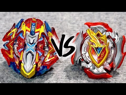 BATTLE: Buster Xcalibur .1'D.Sw VS Z Achilles .11.Xt - Beyblade Burst Super Z/Turbo