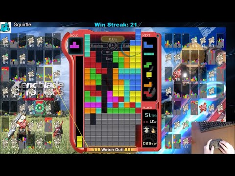 Tetris 99 - Intense Win with Crazy T-Spins