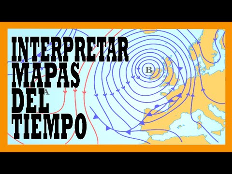 Interpretar mapas del tiempo ⛅🌞☔⚡❄ 2º Bachillerato Geografía