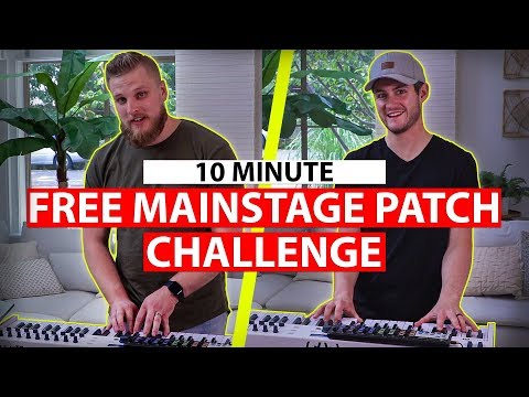 Create a MainStage Patch in 10 Minutes Challenge - Free Patches