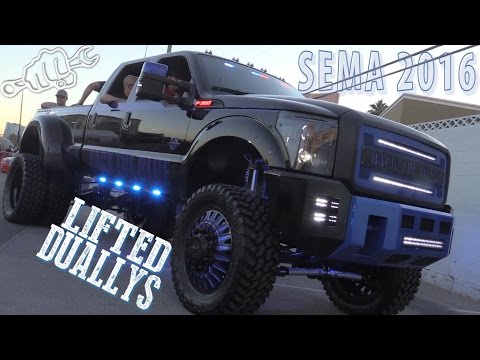 LIFTED DUALLY TRUCKS OF SEMA 2016