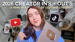 My 2026 Creator IN’s and OUT’s 💅🏻💻 | What’s Working + What’s DONE