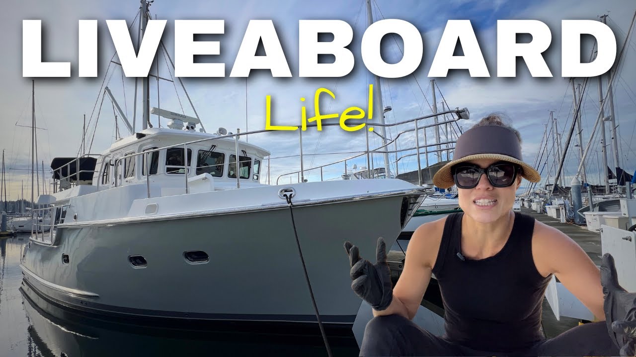 Seattle couple shares a glimpse into their life living on a 43 ft. Nordhavn yacht! [MV FREEDOM]