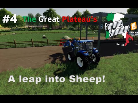 #FS19 THE GREAT PLATEAU'S / #4 A Leap into Sheep! / #Letsplay #Grapes #Olives #thegreatplateaus