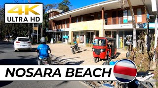 Tour of NOSARA, Costa Rica 🏄 Walk Playa Guiones + Shopping Area #costarica #travelvlog